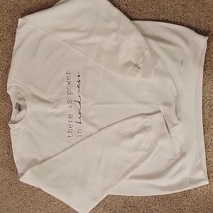 "There is power in kindness" crew neck sweatshirt - large